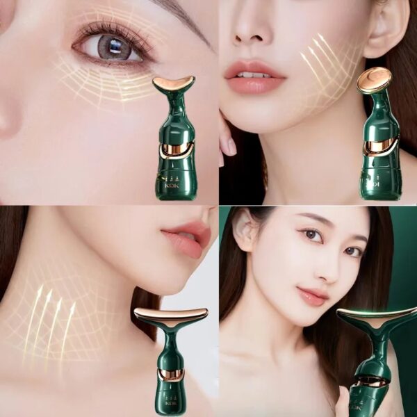 3 In 1 Face Massager Neck Facial Eye Massage - Image 2