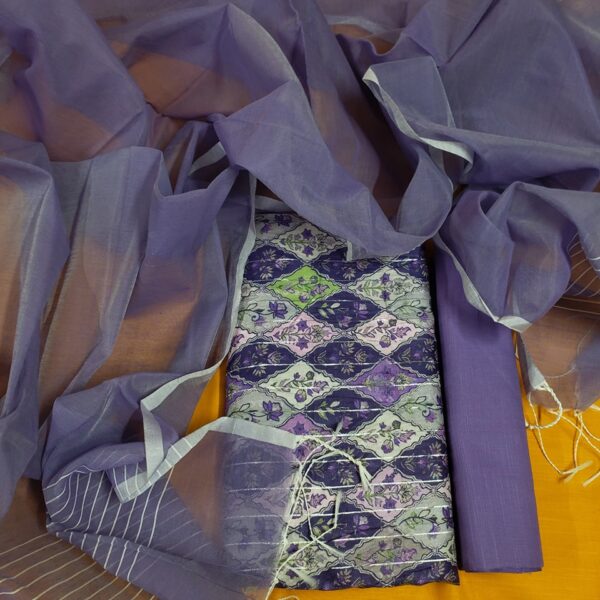 Digital Print  Unstitch 3 Pieces