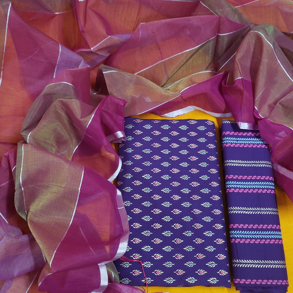 Aarong Cotton Unstitch 3 Pieces