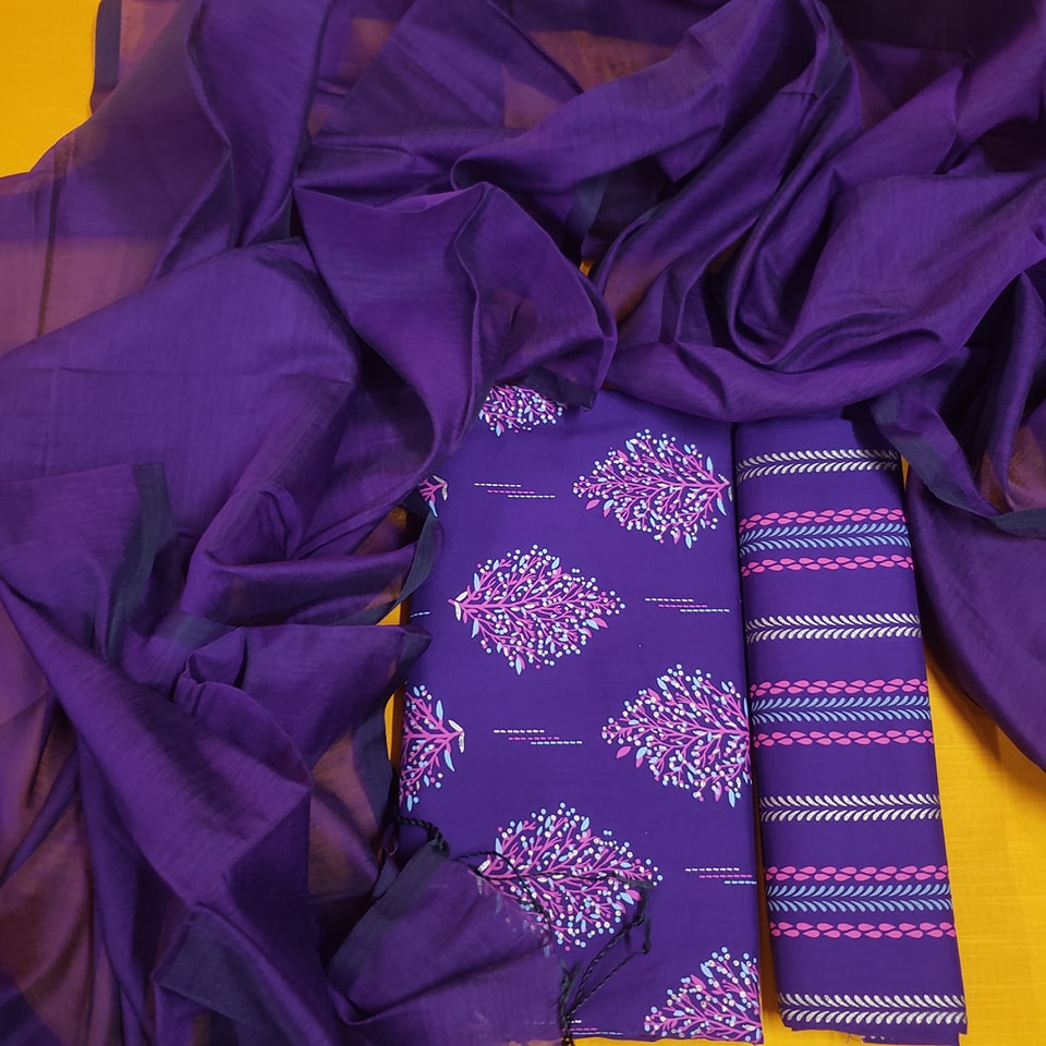 Aarong Cotton Unstitch 3 Pieces