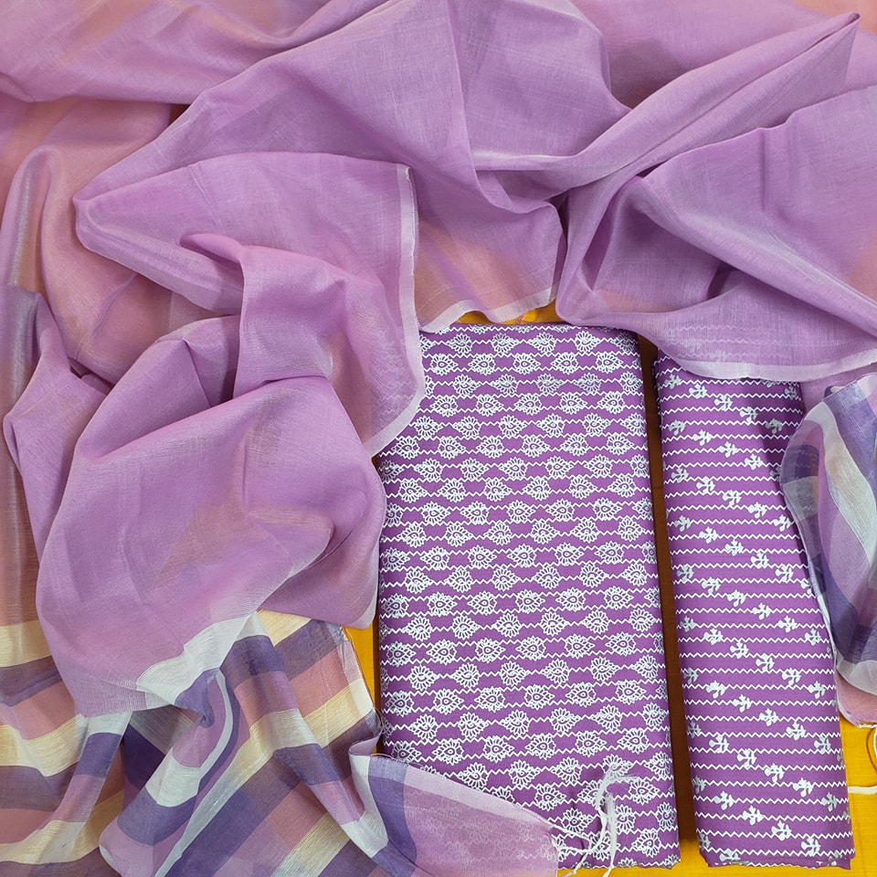 Aarong Cotton Unstitch 3 Pieces