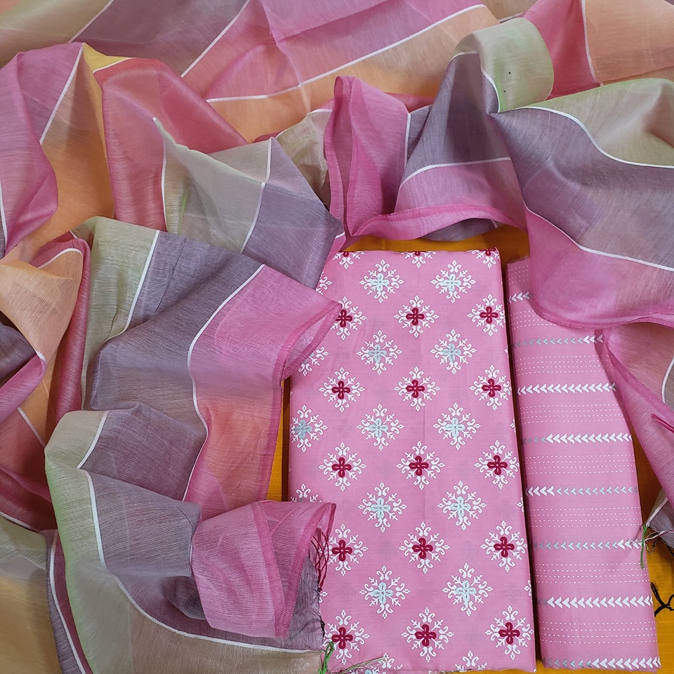 Aarong Cotton Unstitch 3 Pieces
