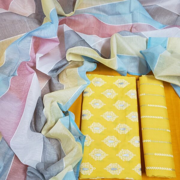 Aarong Cotton Unstitch 3 Pieces