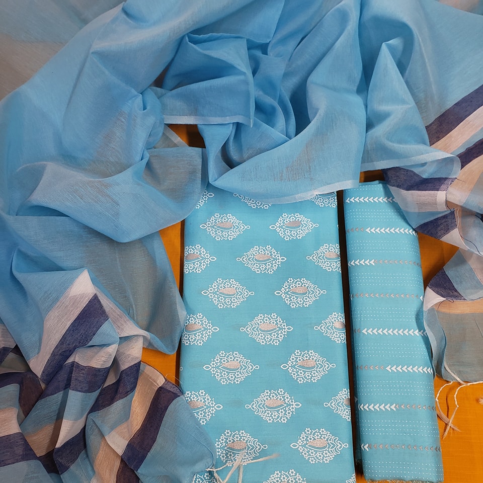 Aarong Cotton Unstitch 3 Pieces